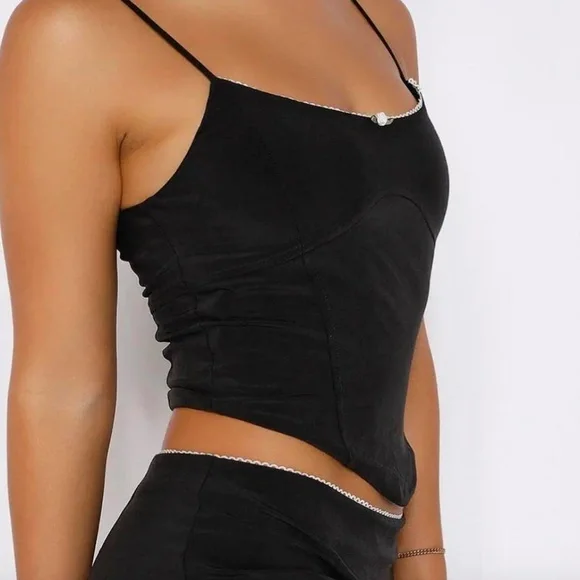 Tiger Mist Women's Black Crop-top - Size‎ XL - NEW With Tags. - Picture 10 of 16